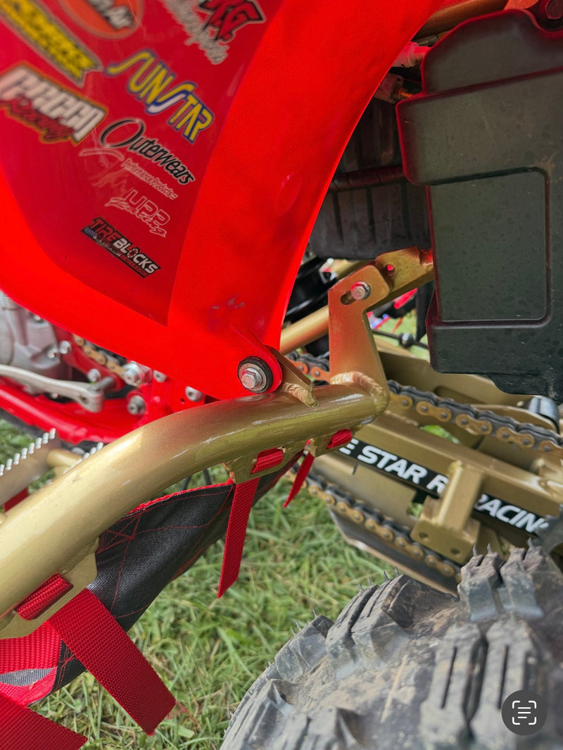 Load image into Gallery viewer, Honda TRX450R DC-PRO GEN III Nerf Bars W/Built in Heel Guards
