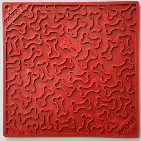Load image into Gallery viewer, Bones eMat - Enrichment Lick Mat for Dogs and Cats | eMat Enrichment Toy for Anxiety Relief | SodaPup
