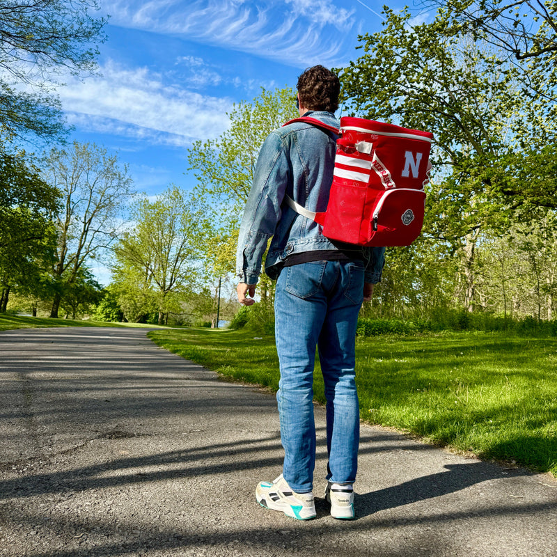 Load image into Gallery viewer, University of Nebraska Backpack Cooler
