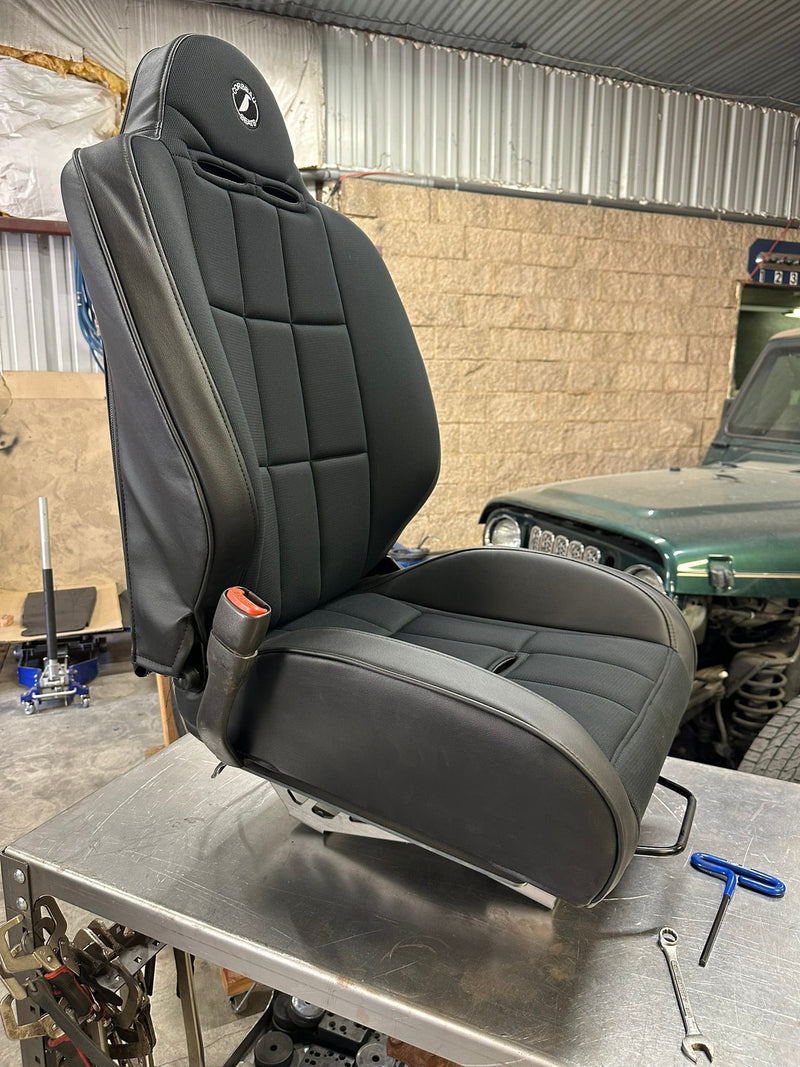 Load image into Gallery viewer, "Big and Tall" Seat Lowering Brackets for Jeep TJ Wrangler
