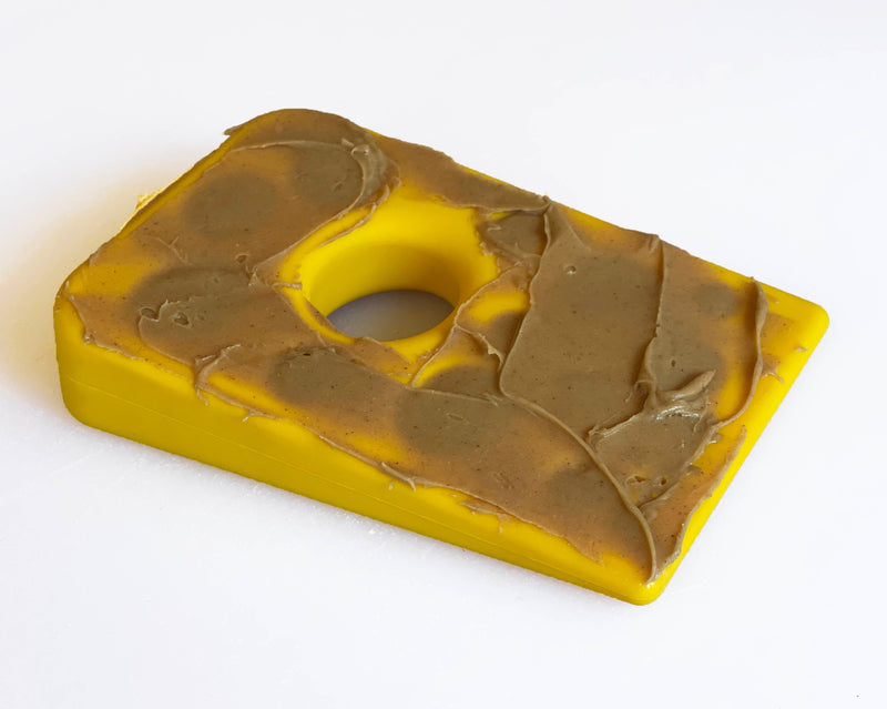 Load image into Gallery viewer, Swiss Cheese Wedge Nylon Dog Chew Toy for Aggressive Chewers | SodaPup
