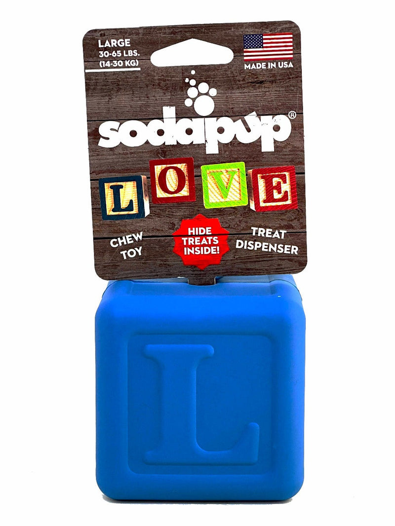 Load image into Gallery viewer, Love Cube eDispenser - Durable Rubber Chew Toy &amp; Treat Dispenser | USA Made
