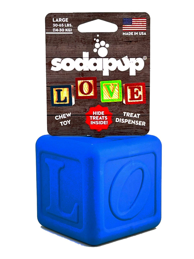 Load image into Gallery viewer, Love Cube eDispenser - Durable Rubber Chew Toy &amp; Treat Dispenser | USA Made
