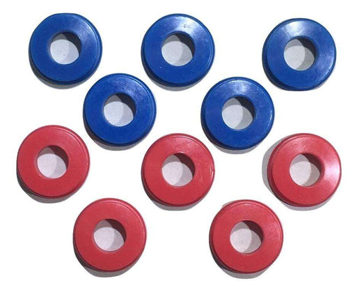 Polyurethane Gladhand Seals 5 Red & 5 Blue 10 Pack | UGS5RB