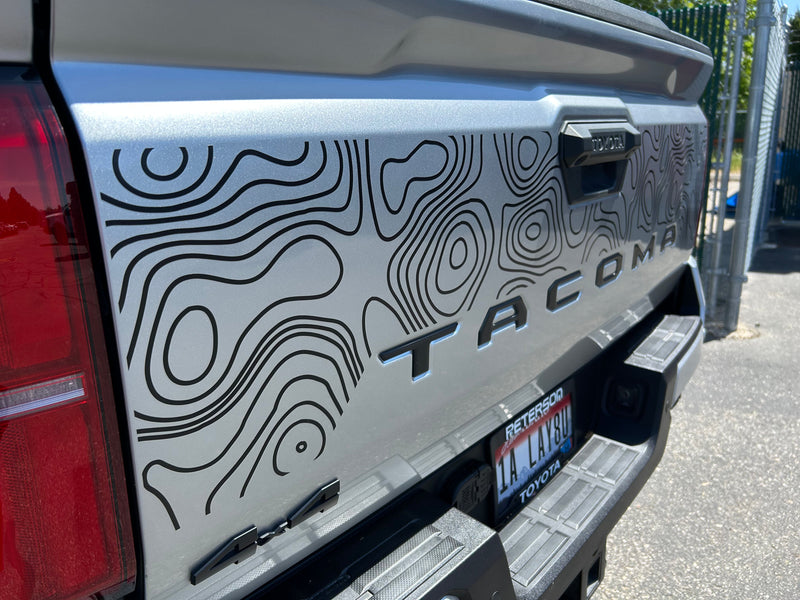 Load image into Gallery viewer, 2024+ Tacoma Tailgate Topo Decal
