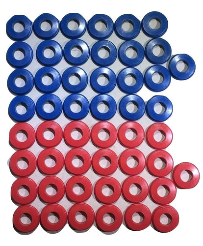 Polyurethane Gladhand Seals 25 Red & 25 Blue 50 Pack | UGS25RB