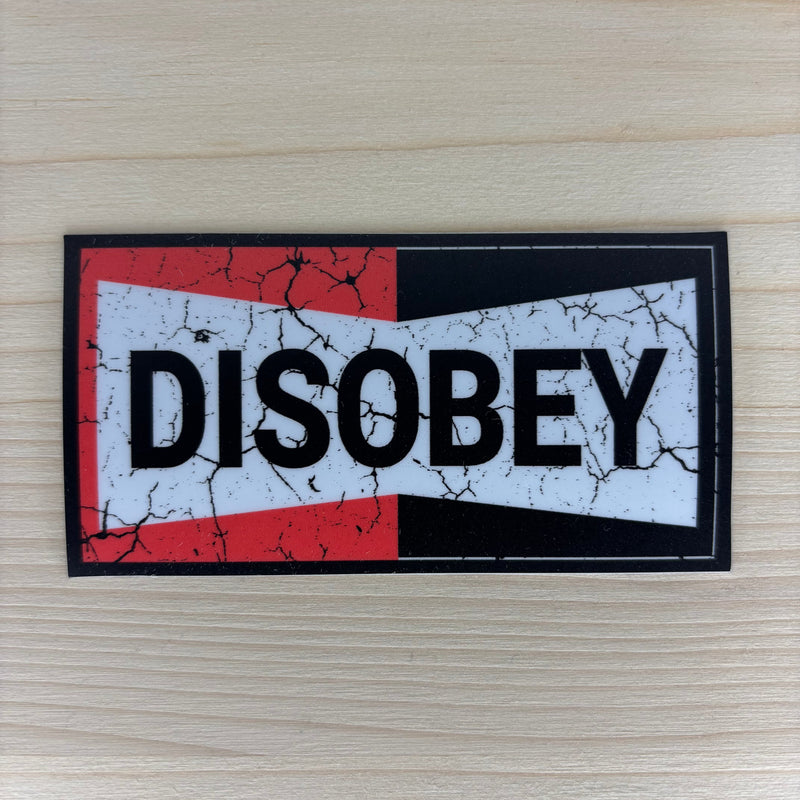 Load image into Gallery viewer, DISOBEY DECAL
