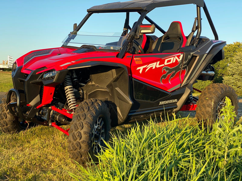 Load image into Gallery viewer, Spike Honda Talon Lower Door Inserts-Dark Tinted
