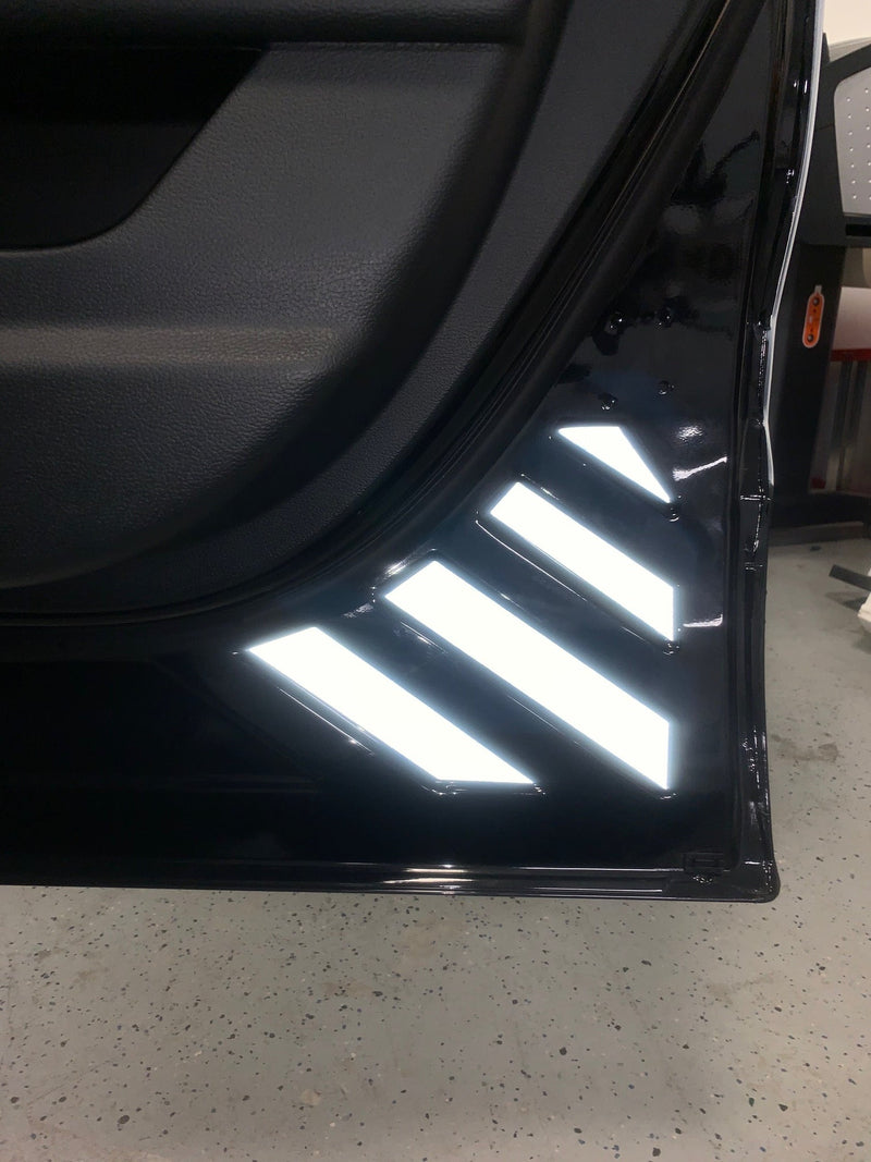 Load image into Gallery viewer, Reflective Safety FRONT Door Inserts for 2020-2024 Ford Explorer (x2)
