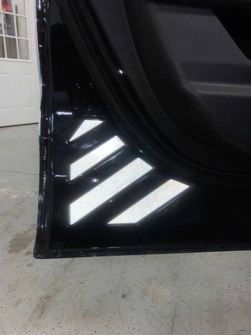 Load image into Gallery viewer, Reflective Safety FRONT Door Inserts for 2020-2024 Ford Explorer (x2)
