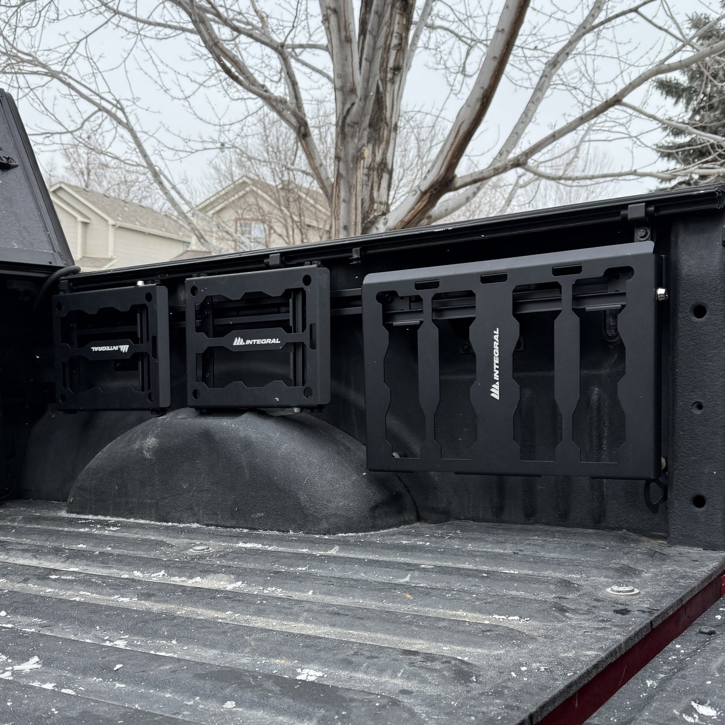 Integral Rails + Tie-down Cleats - Ford F150 & Raptor 2015+ (5.5' Bed Only)