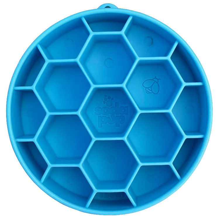 Load image into Gallery viewer, Honeycomb eBowl Deep Slow Feeder Dog Bowl for Enrichment | USA Made
