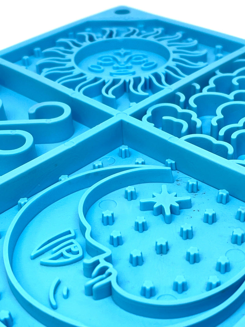 Load image into Gallery viewer, Sky eMat - Enrichment Lick Mat for Dogs and Cats | Celestial Design | SodaPup
