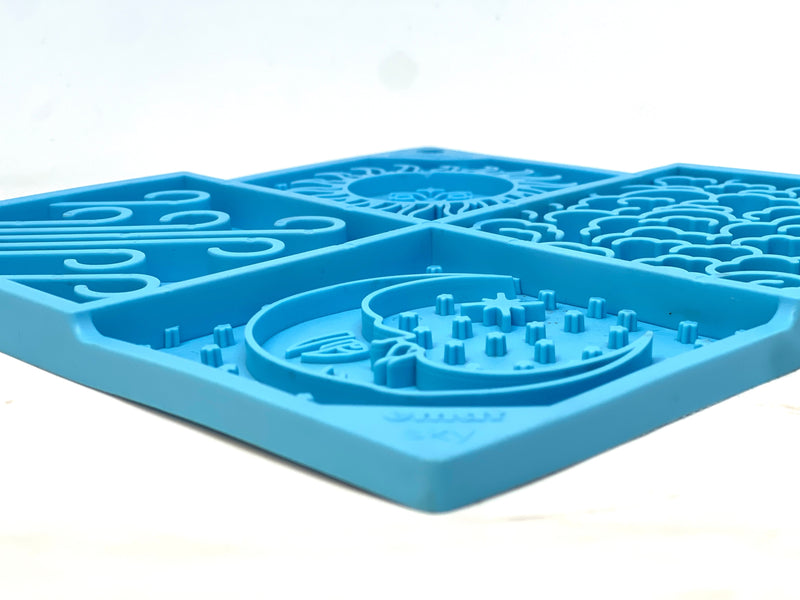 Load image into Gallery viewer, Sky eMat - Enrichment Lick Mat for Dogs and Cats | Celestial Design | SodaPup
