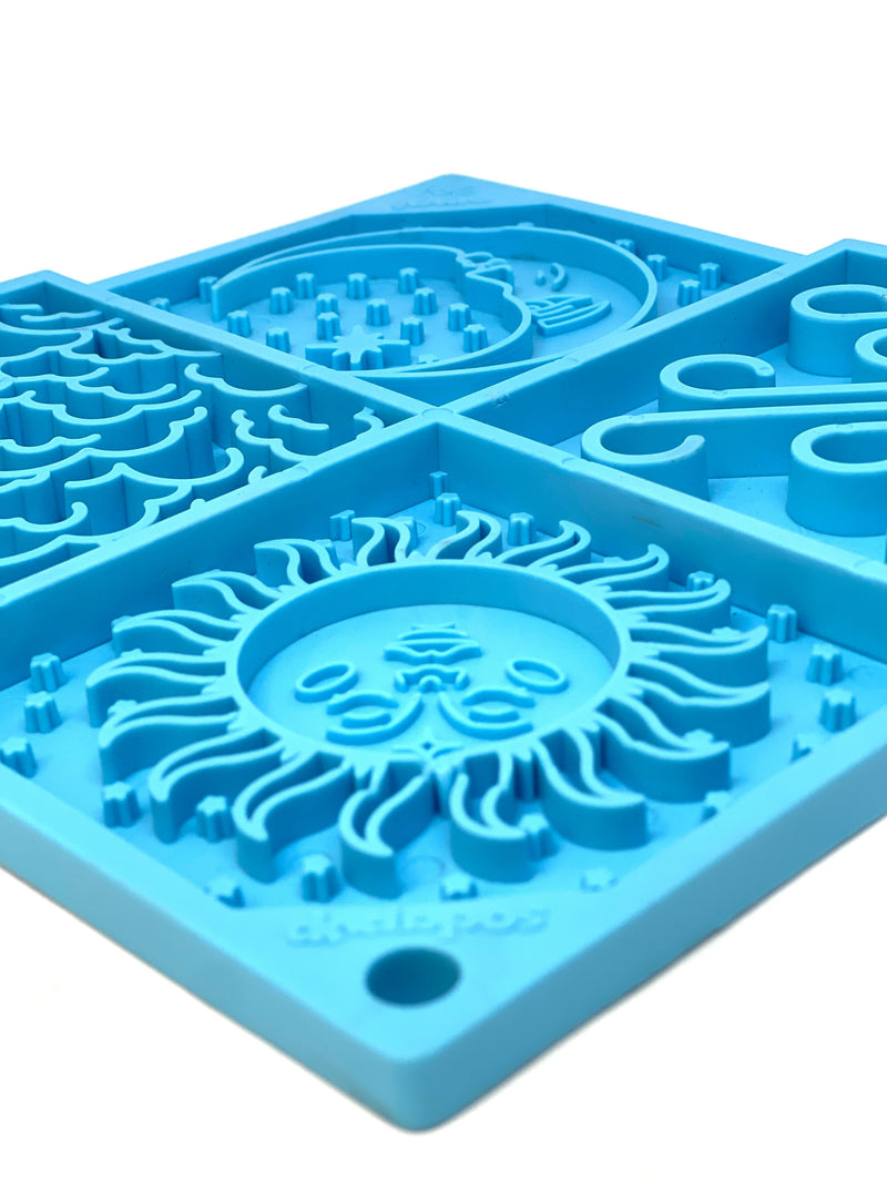 Load image into Gallery viewer, Sky eMat - Enrichment Lick Mat for Dogs and Cats | Celestial Design | SodaPup
