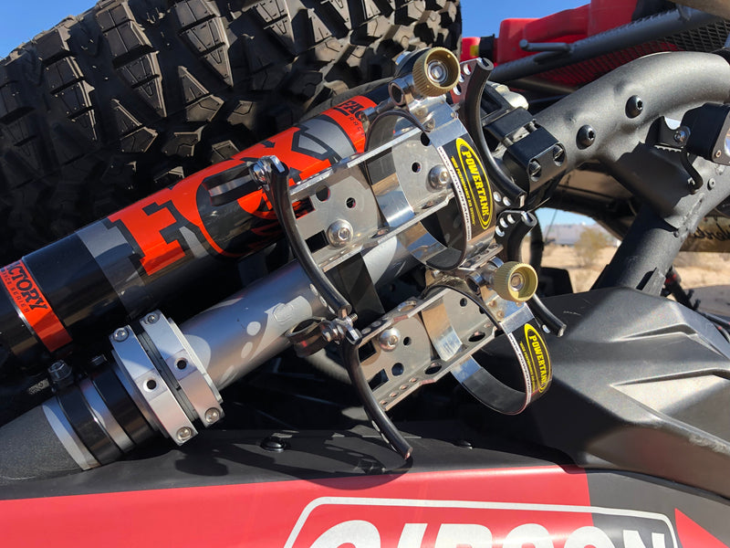 Load image into Gallery viewer, Double Barrel Bracket Power Shot™ Trigger - SXS Two Bottle CO2 Air Up System Power Tank
