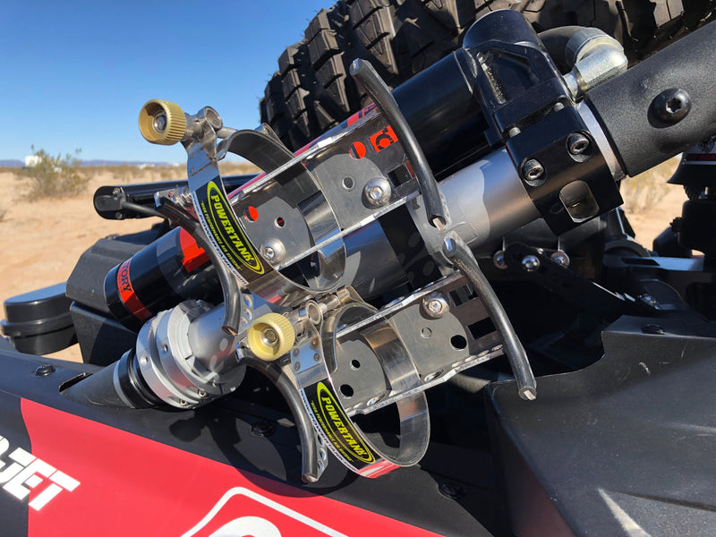 Load image into Gallery viewer, Double Barrel Bracket Power Shot™ Trigger - SXS Two Bottle CO2 Air Up System Power Tank
