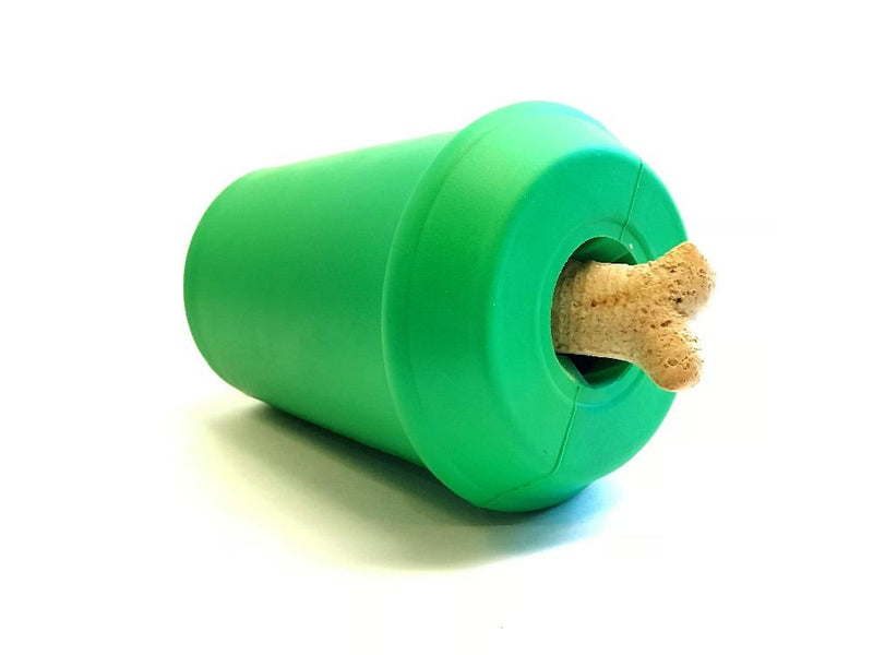 Load image into Gallery viewer, Coffee Cup Rubber Dog Chew Toy for Power Chewers | Treat Dispenser | USA Made
