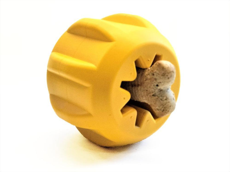 Load image into Gallery viewer, Gear eDispenser - Durable Rubber Yak Chew Holder &amp; Treat Pocket | USA Made
