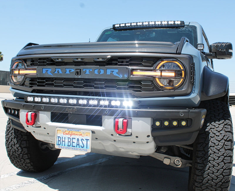 Load image into Gallery viewer, 2021+ Ford Bronco Modular Bumper Dual Function Fog Light Kit
