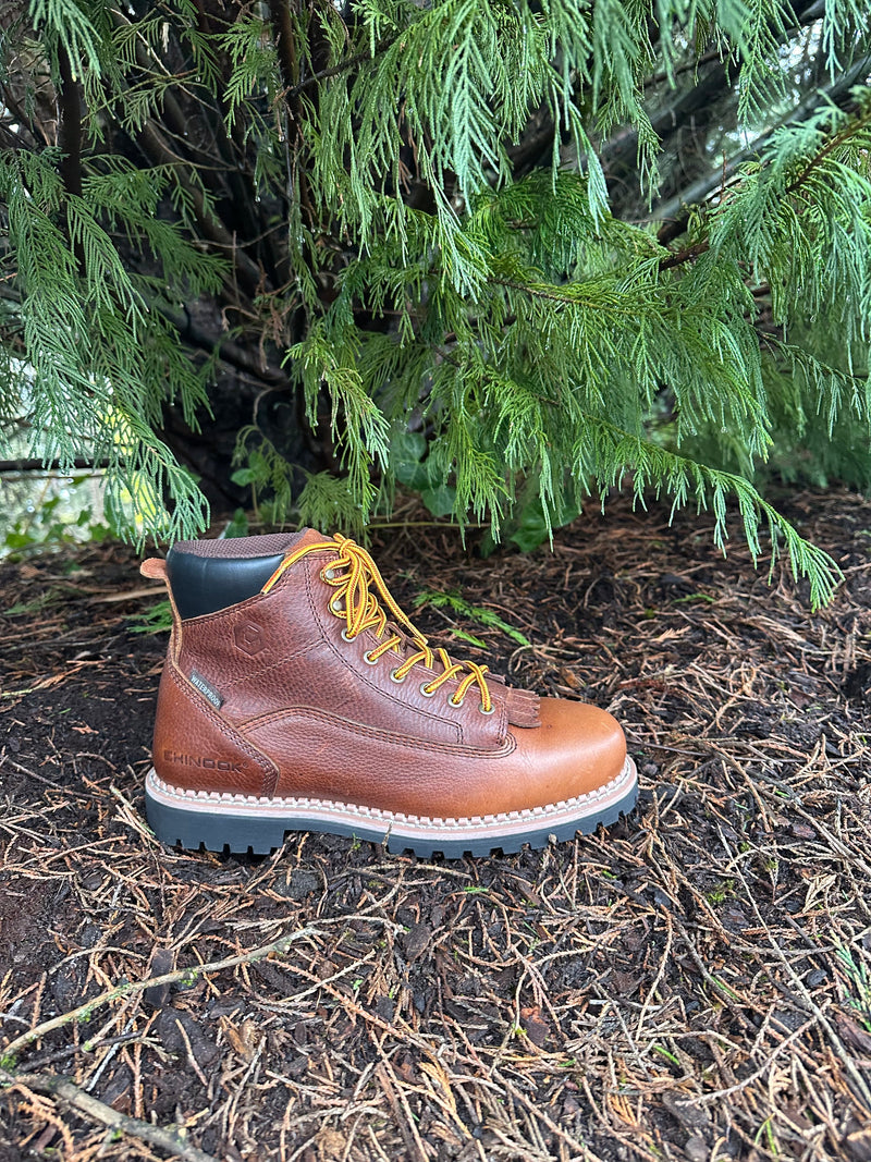 Load image into Gallery viewer, Logger 6” Men’s Waterproof Work Boot - Brown
