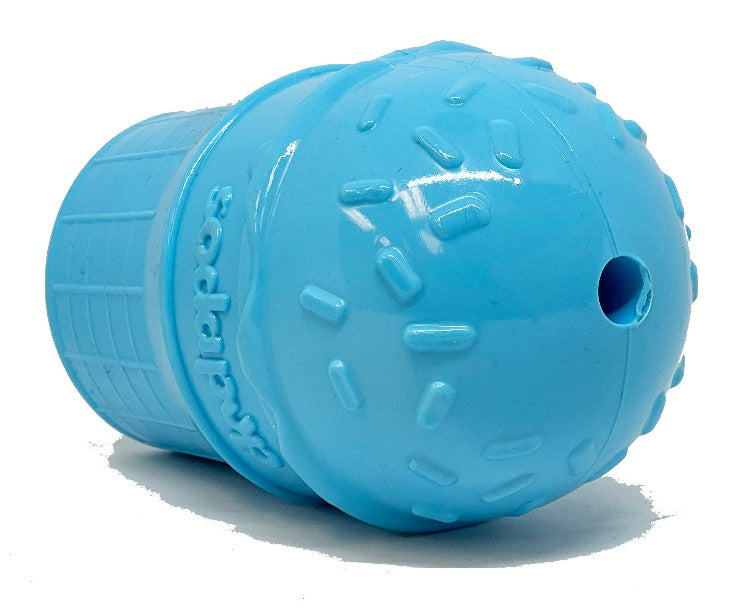 Load image into Gallery viewer, Ice Cream Cone Rubber Dog Chew Toy for Power Chewers | USA Made | SodaPup
