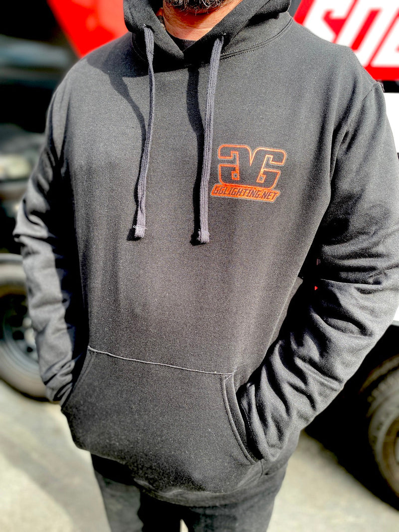 Load image into Gallery viewer, GGLighting Race Hoodie Black Size Large
