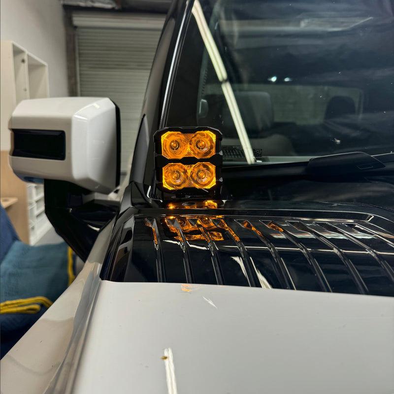 Load image into Gallery viewer, 2022+ GMC Hummer EV Hood Mount Ditch Lights - PRO
