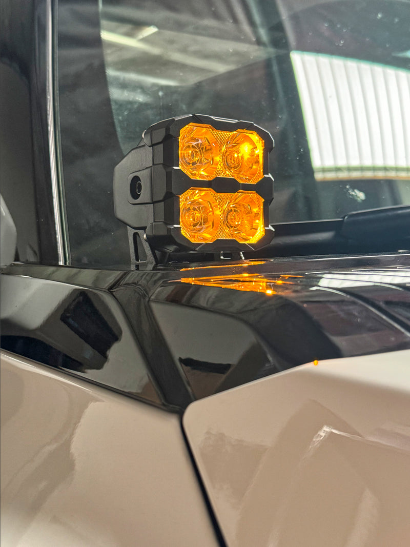 Load image into Gallery viewer, 2022+ GMC Hummer EV Hood Mount Ditch Lights - PRO
