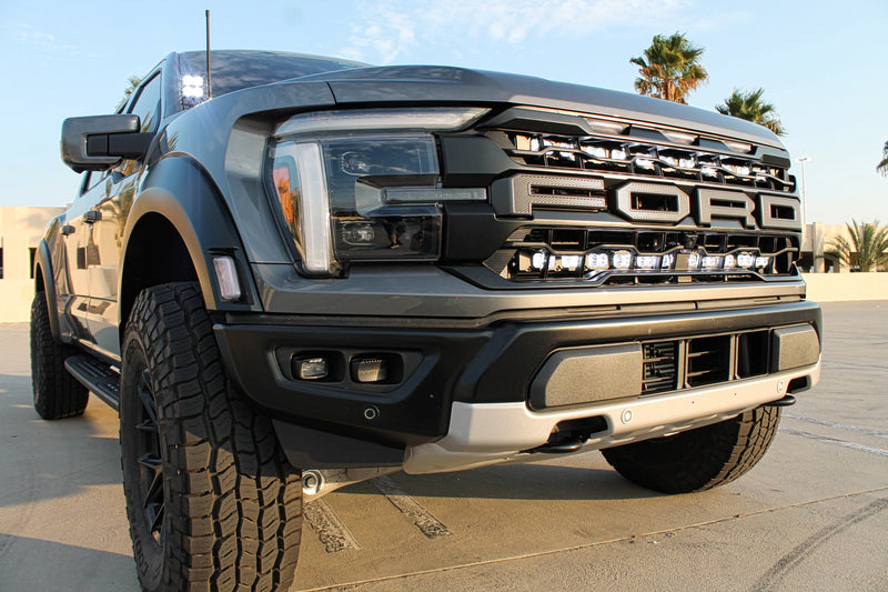 Load image into Gallery viewer, 2024+ Ford Raptor Gen 3 Refresh Hood Mount/Ditch Lights - PRO
