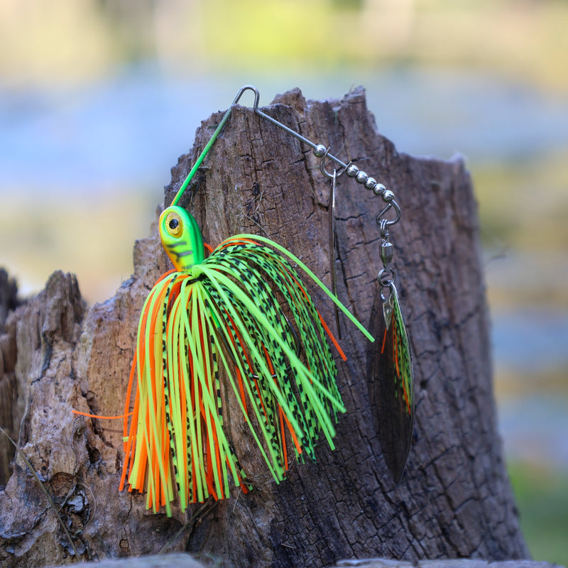 Load image into Gallery viewer, Reaction Tackle Lead Double Willow Blade Spinnerbait Jigs (3-Pack)
