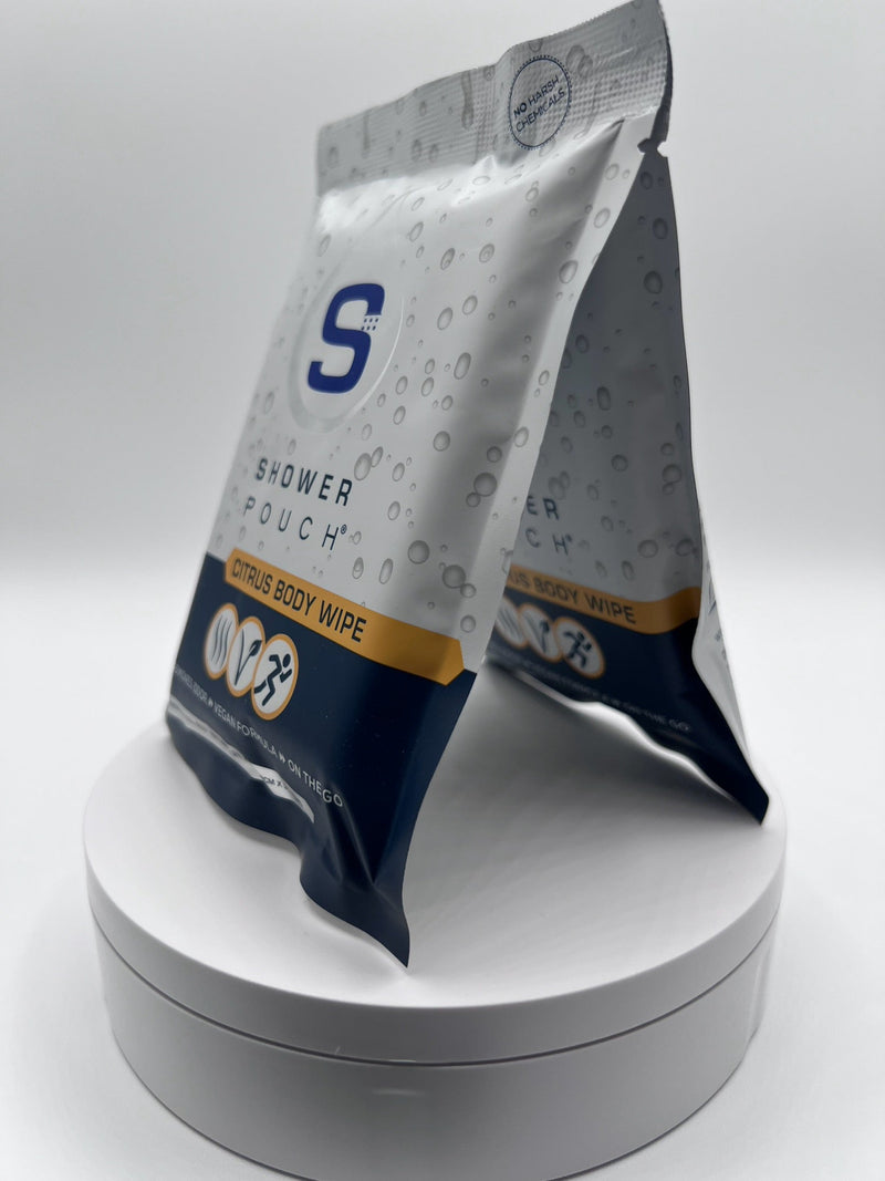 Load image into Gallery viewer, Adventure Sampler Kit: 4 Shower Pouches, 1 Hand Sanitizer (80%), and 1 Deodorant
