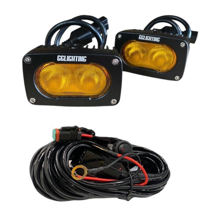 Load image into Gallery viewer, GP10 Offroad LED Pod Bundle Amber With Free Wiring Harness
