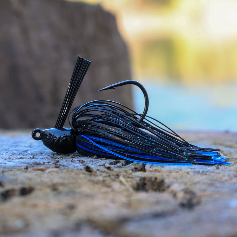 Load image into Gallery viewer, Reaction Tackle Lead Swim Jigs – Premium Weedless Bass Fishing Lures- 3 Pack

