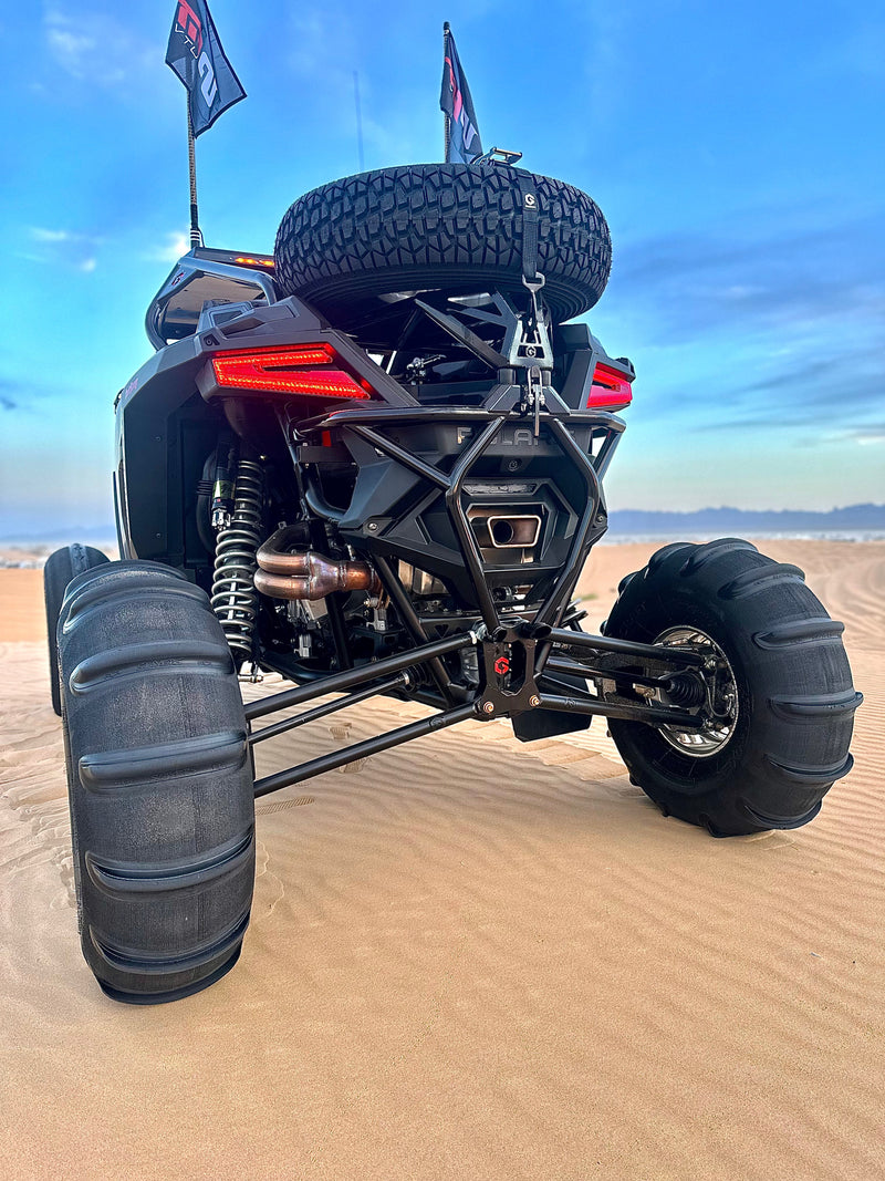 Load image into Gallery viewer, POLARIS RZR PRO R - REAR BUMPER TIRE CARRIER COMBO
