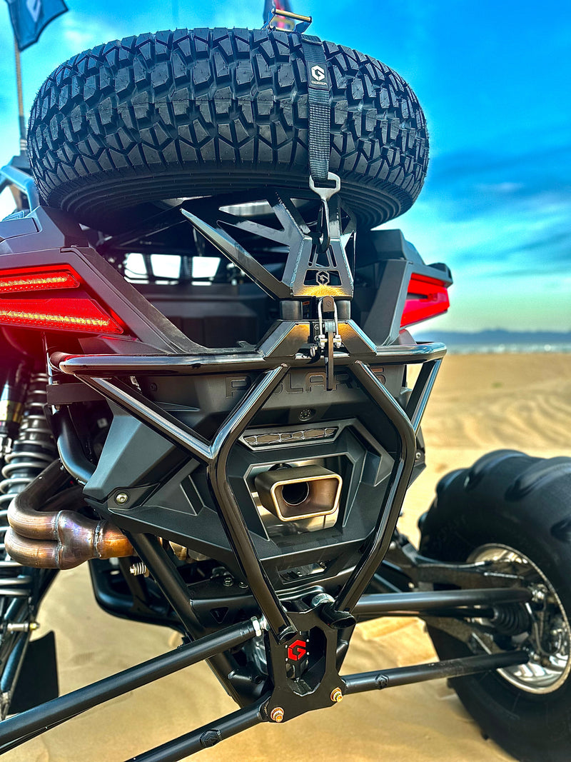 Load image into Gallery viewer, POLARIS RZR PRO R - REAR BUMPER TIRE CARRIER COMBO
