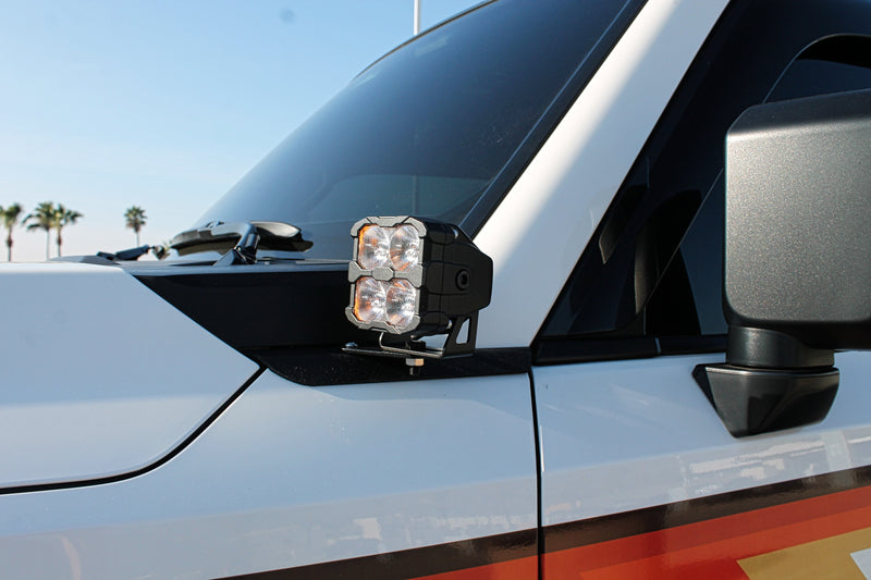 Load image into Gallery viewer, 2024+ Toyota Land Cruiser Hood Mount/Ditch Lights - PRO
