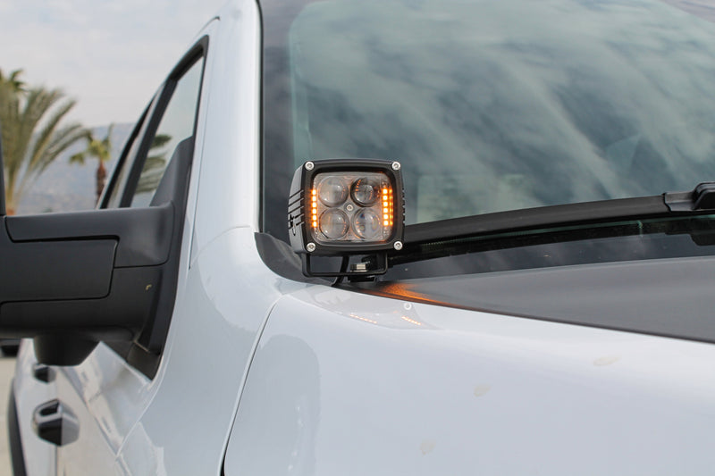 Load image into Gallery viewer, 2025+ RAM 1500 RHO Hood Mount/Ditch Lights
