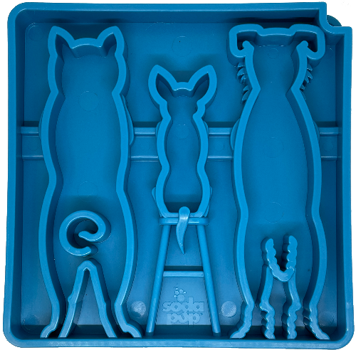 Load image into Gallery viewer, Waiting Dogs eTray - Shallow Slow Feeder Bowl for Enrichment | USA Made
