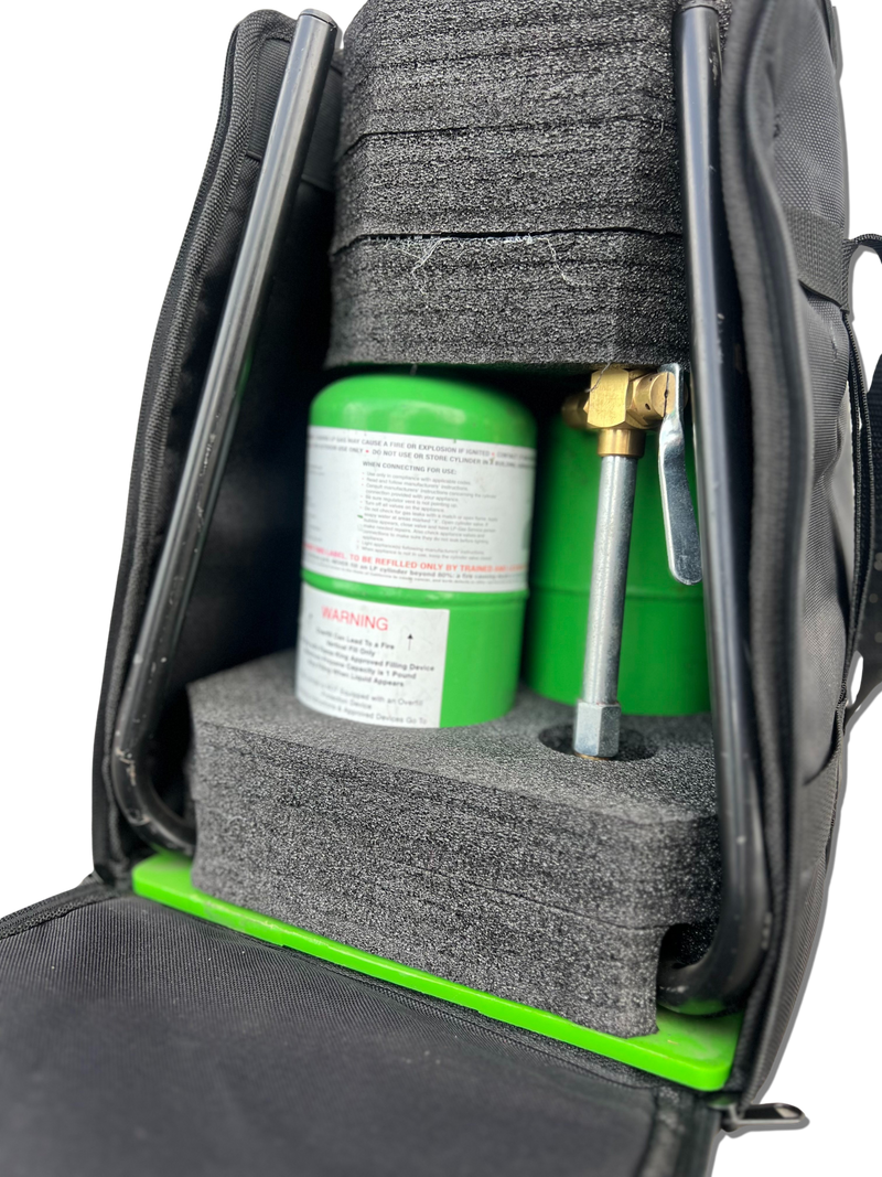 Load image into Gallery viewer, Refillable 1LB Propane Travel Kit
