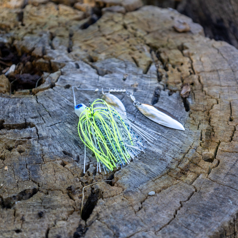 Load image into Gallery viewer, Reaction Tackle Tungsten Double Willow Blade Spinnerbait Jigs (2-Pack)
