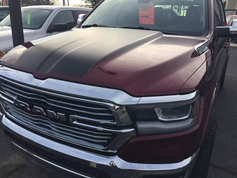 Load image into Gallery viewer, Hood Cover And Spear Decals for 2019-2024 Dodge Ram 1500
