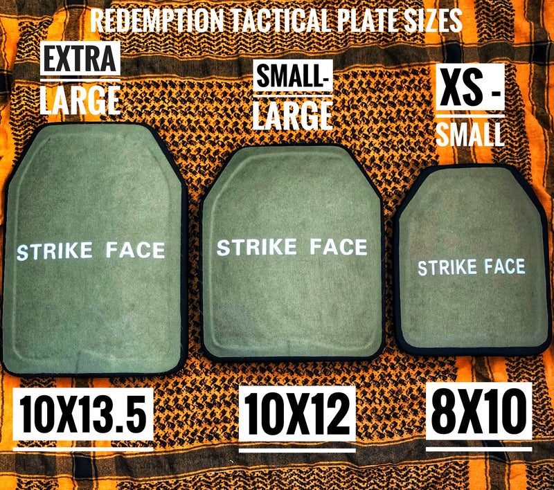 Load image into Gallery viewer, Pair of SIZE EXTRA LARGE Level IV (10"x13.5") Ballistic Front and Back Plate (Curved with Shooters Cut)
