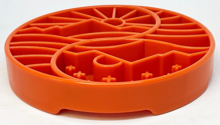 Load image into Gallery viewer, Sun and Moon eTray - Shallow Slow Feeder Dog Bowl for Enrichment | USA Made
