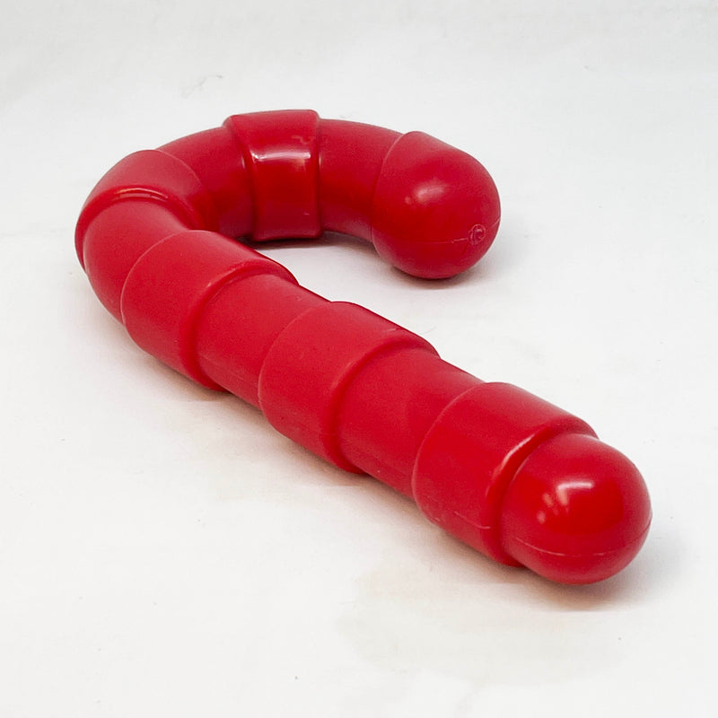 Load image into Gallery viewer, Candy Cane Nylon Dog Toy for Aggressive Chewers | USA Made | SodaPup
