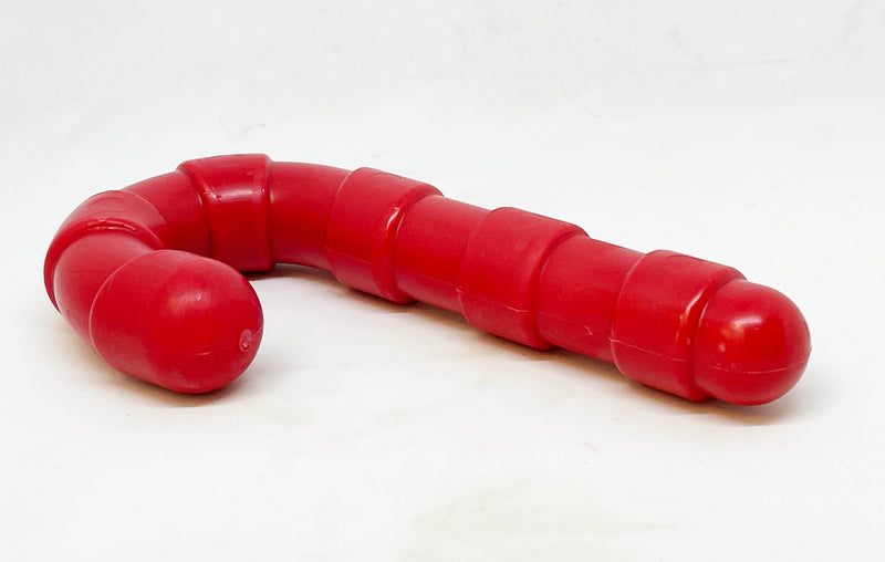 Load image into Gallery viewer, Candy Cane Nylon Dog Toy for Aggressive Chewers | USA Made | SodaPup
