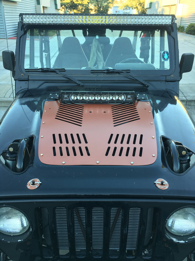 Load image into Gallery viewer, Diamond Series Hood Vent for Jeep TJ Wrangler
