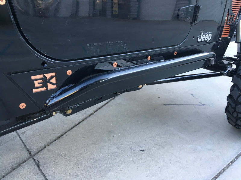 Load image into Gallery viewer, Diamond Series Rock Sliders for Jeep TJ Wrangler
