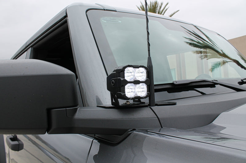 Load image into Gallery viewer, 2021+ Ford Bronco Hood Mount/Ditch Lights/Pillars - PRO
