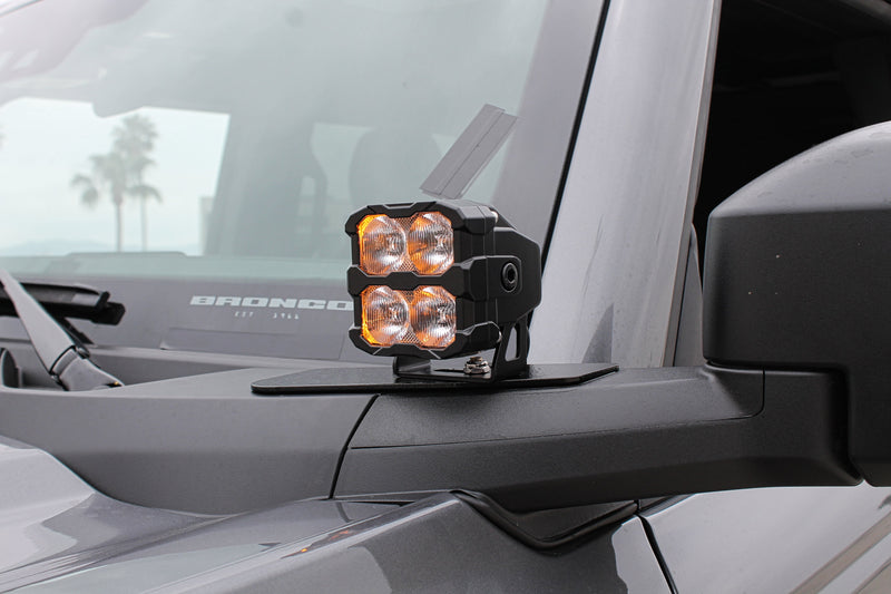 Load image into Gallery viewer, 2021+ Ford Bronco Hood Mount/Ditch Lights/Pillars - PRO
